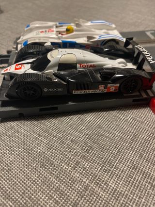 2 Coches Scalextric Audi TDI Le Mans
