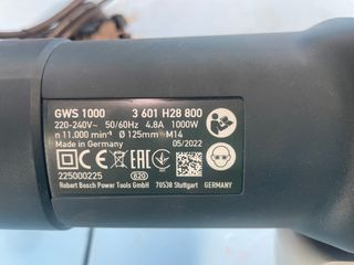 Radial Bosch GWS 1000W