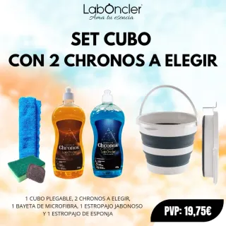 Set Cubo Plegable + 2 Chronos LabOncler