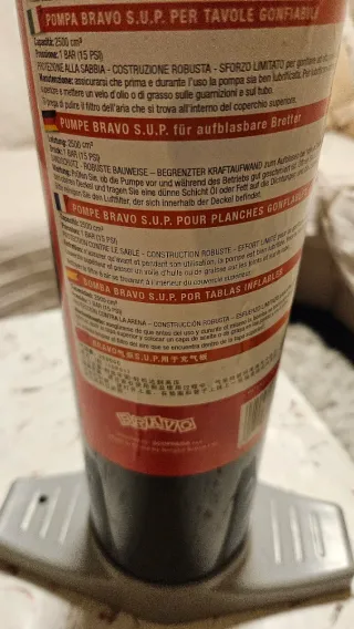 Hinchador Airsup para tablas Paddle NUEVO