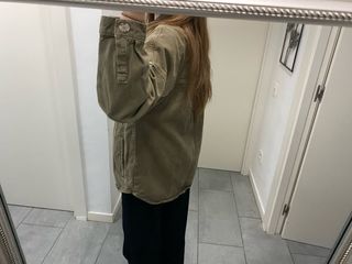 Cazadora vaquera verde