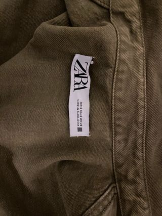 Cazadora vaquera verde