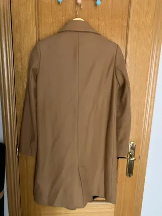 Abrigo Zara Camel Talla S