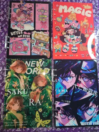 Libretas Anillas Acrílicas Anime