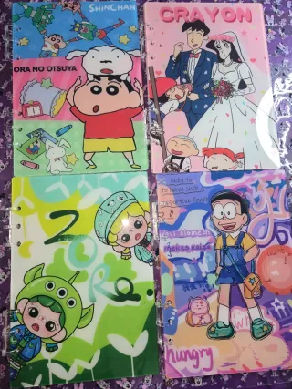 Libretas Anillas Acrílicas Anime