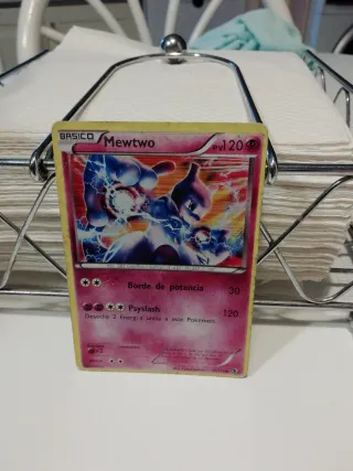 Carta Pokémon Mewtwo Básico Pvl 120