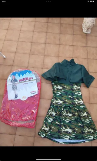 Disfraz Militar Adulto Talla S