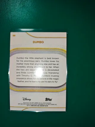 Carta Topps Chrome Disney Dumbo 052/101