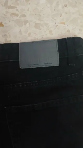 2 Vaqueros Baggy Bershka Negros y Azules Talla M