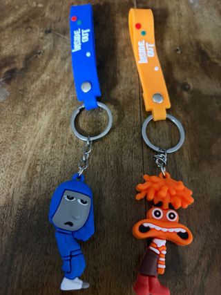 Portachiavi Inside Out (Tristezza e Ansia)