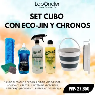 Set Limpieza Cubo Plegable Eco-Jin Chronos