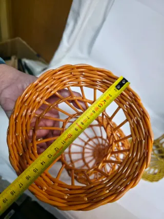 Soporte Exhibición Sombreros Mimbre