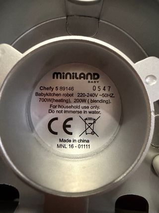 Miniland Chefy 5 Robot Cocina Bebé