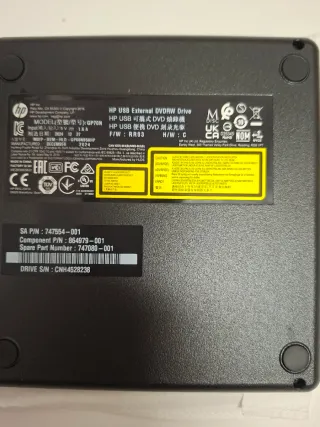 HP Lettore DVD Esterno USB