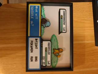 Cuadro Decorativo Combate Pokémon