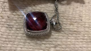 Collar David Yurman Turmalina y Diamantes Plata