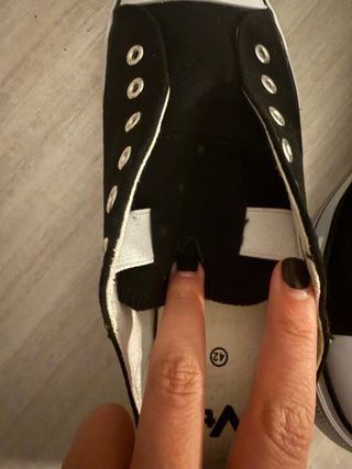 Sneakers Vty nere bianche taglia 42