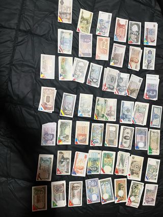 Colección Réplicas Billetes Mundiales Años 90