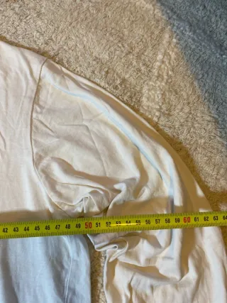 Kappa Camiseta Manga Larga Blanca Vintage