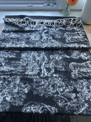 Bufanda Dior Negra y Blanca