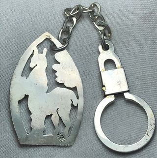 Llavero Plata Ley Llama Perú + Regalo