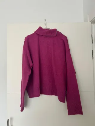 Jersey de punto con cuello vuelto