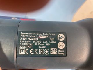 Radial Bosch GWS 1400W