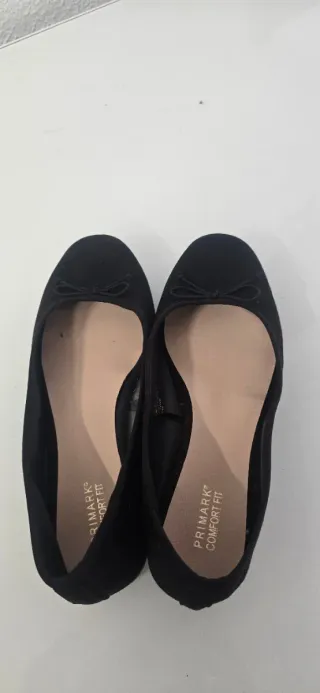 Zapatos planos negros mujer