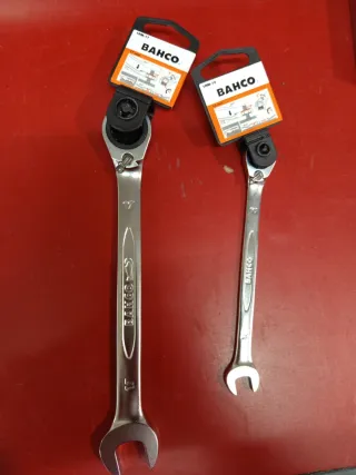 Llaves combinadas carraca Bahco 10 y 17