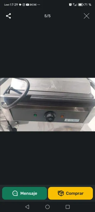 Maquinaria Hostelería - Cambio por Furgoneta