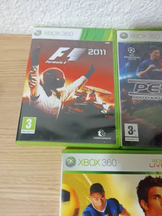Xbox 360 Juegos F1 2011, PES 2009, PES 6