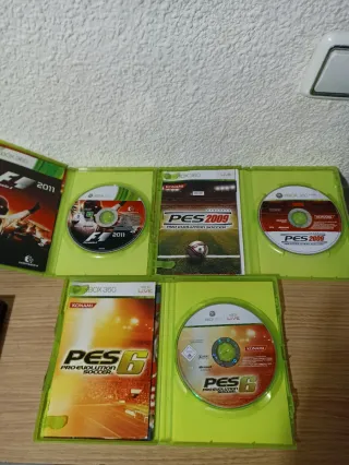 Xbox 360 Juegos F1 2011, PES 2009, PES 6