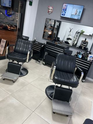 Sillón de Barbería Negro