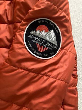 Giubbotto invernale Armani Jeans arancione