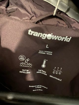 Plumífero Trangoworld Hombre Talla L Negra
