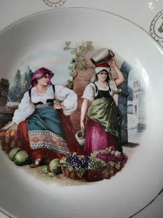 Plato antiguo siglo XIX