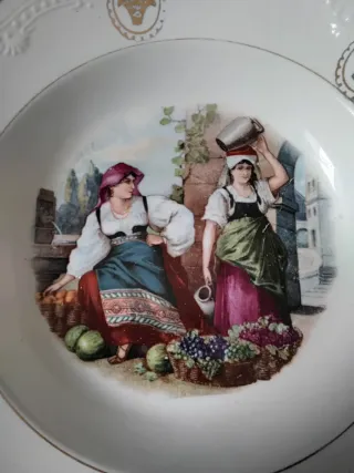 Plato antiguo siglo XIX