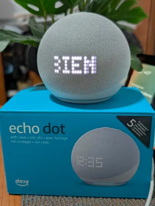 Echo Dot 5ta Gen - Altavoz Alexa - Blanco