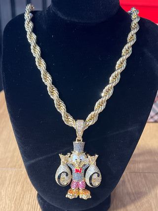 Collar Tío Rico XP 70cm 6mm Oro Multicolor