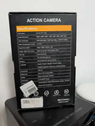 Cámara Deportiva Acción FHD Body Waterproof