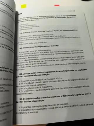 Test comentados para oposiciones de la Ley del ...