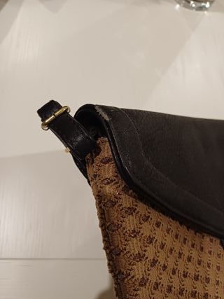 Bolso de mano mujer negro y marrón