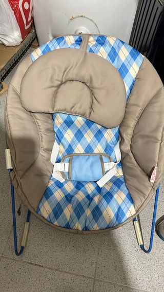 Hamaca para bebé con diseño de rombos