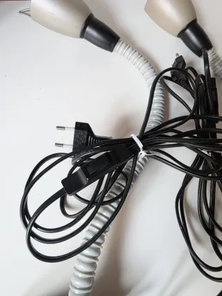 Coppia lampade con morsetto