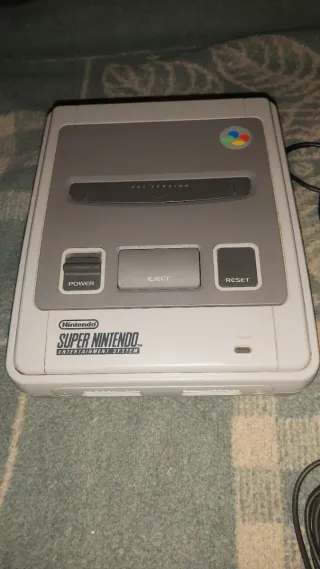 Consola Super Nintendo SNES Completa