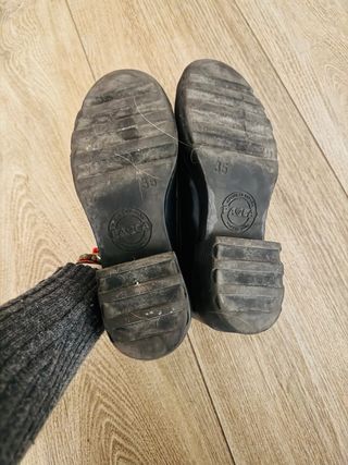 Mocasines niña azul marino