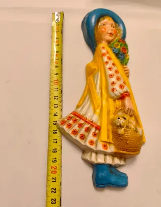 Muñeca cerámica artesanía Marquez, Vintage