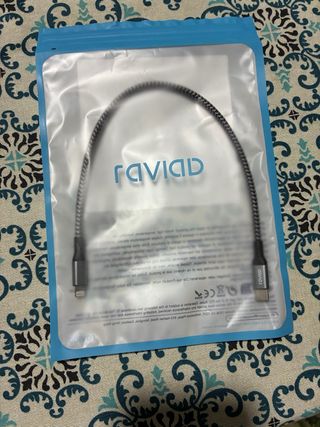 Cable RAVIAD Lightning a USB-C 0.3m