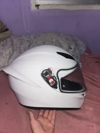 Casco Moto AGV Blanco