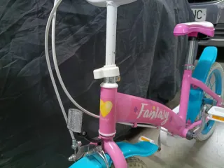Bicicleta infantil rosa Fantasy